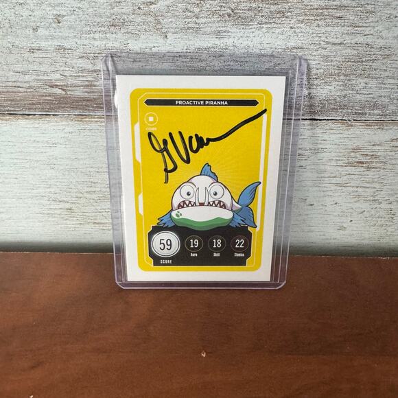 Veefriends x Zerocool Garyvee Signed TCG Cards -Reliable Rat, Piranha,"Die" fly - Picture 3 of 4